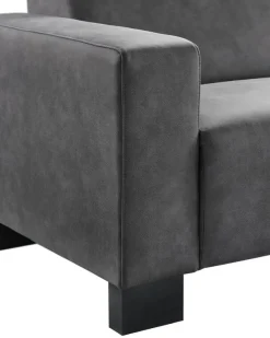 4 zitsbank Alpa pocketveren/HR schuim zitting antraciet