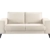 2,5 zitsbank Barrio ecru 2x80 basic comfort