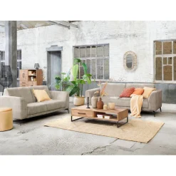 2,5 zitsbank Provesano polyether zitting beige