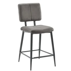 Barkruk Gento microvezel antraciet