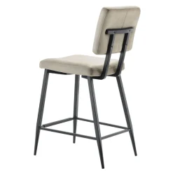 Barkruk Gento microvezel zandbeige