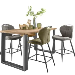 Barkruk Tantini microvezel taupe