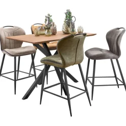 Barkruk Tantini microvezel taupe