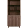 Boekenkast Arrosto eikenhout 203x90x45 cm Dark Roast