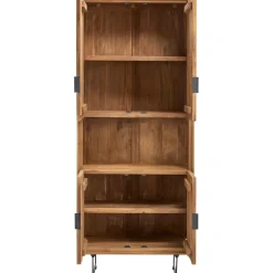 Boekenkast Aska (80 Cm) teak naturel brushed