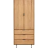 Boekenkast Aska (80 Cm) teak naturel brushed