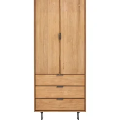 Boekenkast Aska (80 Cm) teak naturel brushed
