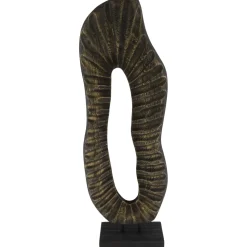 Decoratiebeeld Positano L goud zwart