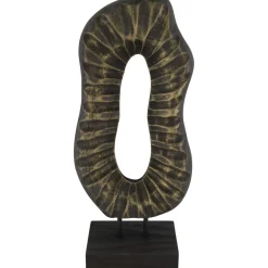 Decoratiebeeld Positano S goud zwart