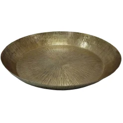 Decoratieschaal Lomnato goud 50 cm rond