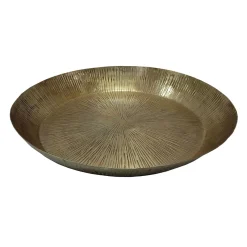 Decoratieschaal Lomnato goud 46 cm rond