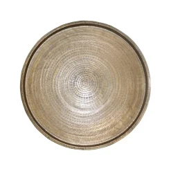 Decoratieschaal Trebbia 69 cm rond brons