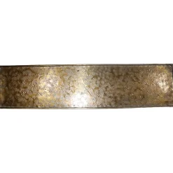 Decoratieschaal Trebbia 20x80 cm rechthoekig brons