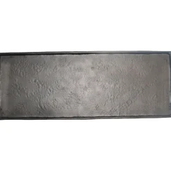 Decoratieschaal Trebbia 20x60 cm rechthoekig zwart