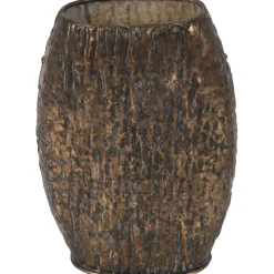 Decoratievaas Mingardo S brons ovaal