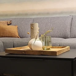 Dienblad Scaffale 50x50 teak wortel