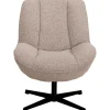 Draaifauteuil Fortenza bouclé beige