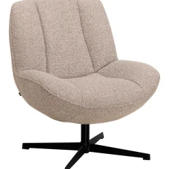 Draaifauteuil Fortenza bouclé beige