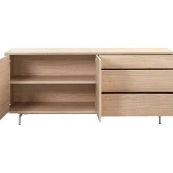 Dressoir Famosa 76x180x45 cm bruin