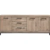 Dressoir Hevano (207 cm) eikenhout moose