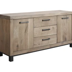 Dressoir Hevano (162 cm) eikenhout moose