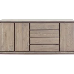 Dressoir Lavio (203 cm) eiken slate