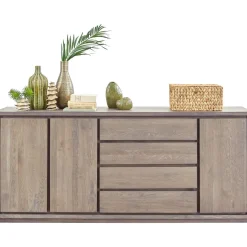 Dressoir Lavio (203 cm) eiken slate