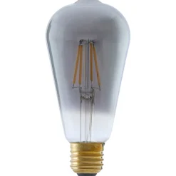 E27 Ledlamp Luce smoke 4 Watt 6,5 cm hoekig