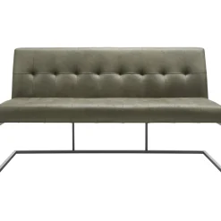 Eetkamerbank Oro 170 cm microleder groen