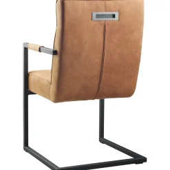 Eetkamerstoel Dantero microvezel cognac