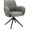 Eetkamerstoel Dordona draaibaar grijs