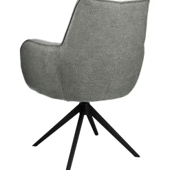 Eetkamerstoel Dordona draaibaar grijs