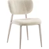 Eetkamerstoel Gomba bouclé ecru