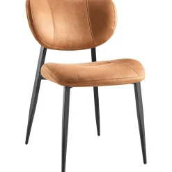 Eetkamerstoel Gomba microvezel cognac