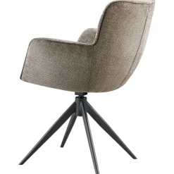 Eetkamerstoel Lasanto draaibaar taupe