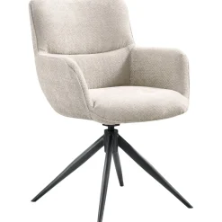 Eetkamerstoel Lasanto draaibaar ecru