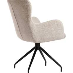 Eetkamerstoel Lembo draaibaar ecru