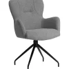 Eetkamerstoel Lembo draaibaar grijs