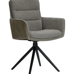 Eetkamerstoel Letta draaibaar velvet groen