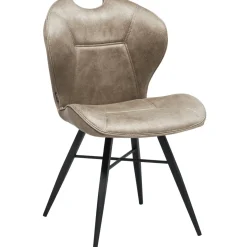 Eetkamerstoel Loana microvezel taupe