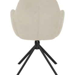 Eetkamerstoel Loranzo draaibaar beige