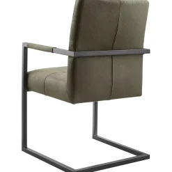 Eetkamerstoel Oro microleder groen