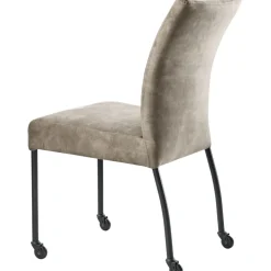 Eetkamerstoel Sessione velvet beige