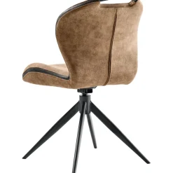 Eetkamerstoel Tantini draaibaar microvezel taupe
