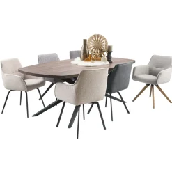 Eetkamerstoel Turelli antraciet