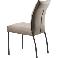 Eetkamerstoel Vitale microvezel taupe