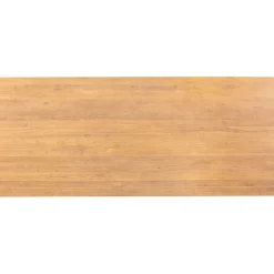 Eettafel Aska teak 160x90 cm rechthoekig naturel brushed