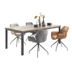 Eettafel Hevano eikenhout 220x100 cm rechthoekig