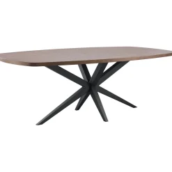 Eettafel Mascaro 275x130 cm Deens ovaal dark mango