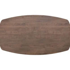 Eettafel Mascaro 275x130 cm Deens ovaal dark mango